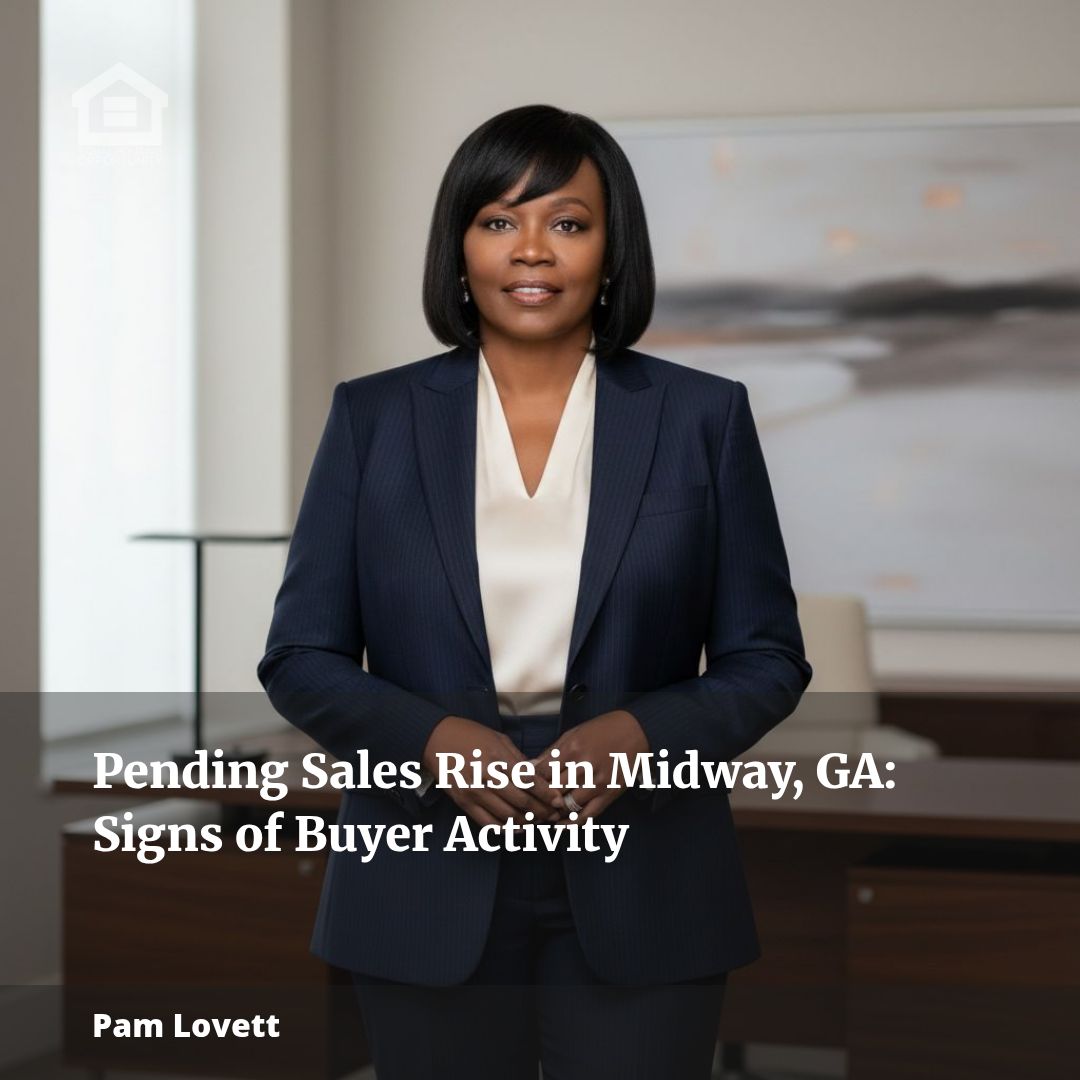 Pending Sales Rise in Midway, GA: Signs of Buyer Activity